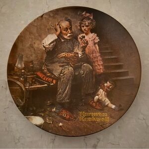 Norman Rockwell Collector Plate - The Cobbler - 1978